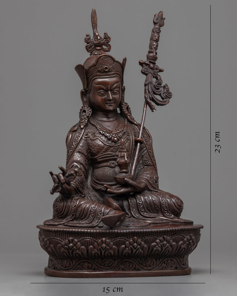 Guru Rinpoche, Lotus Born Master Statue |  Handcrafted Buddhist Statue for Meditation