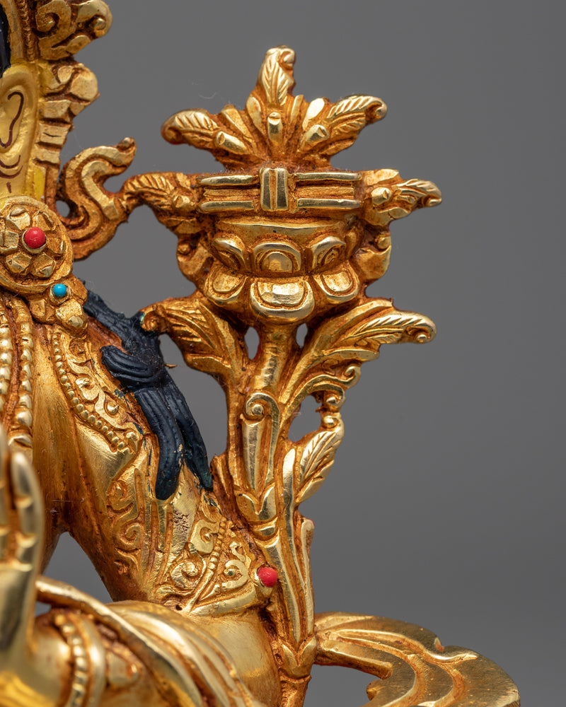 Peaceful Manjushri Statue for Meditation and Ritual | Traditional Buddhist Art