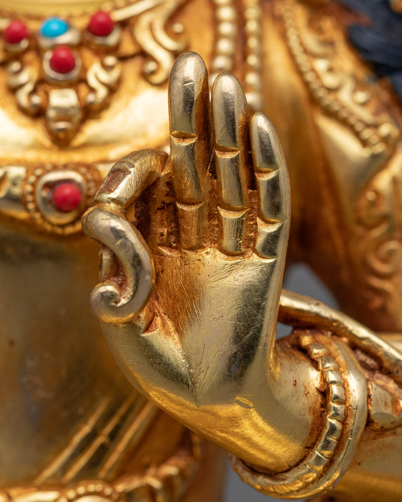 Peaceful Manjushri Statue for Meditation and Ritual | Traditional Buddhist Art