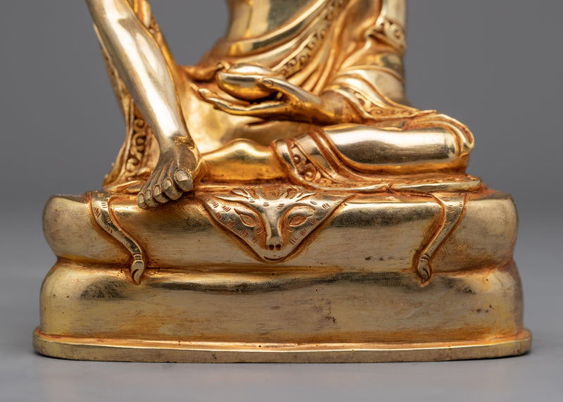 Milarepa Guru Yoga Practice Statue | Hand-Carved Tibetan Yogi, Milarepa, Statue