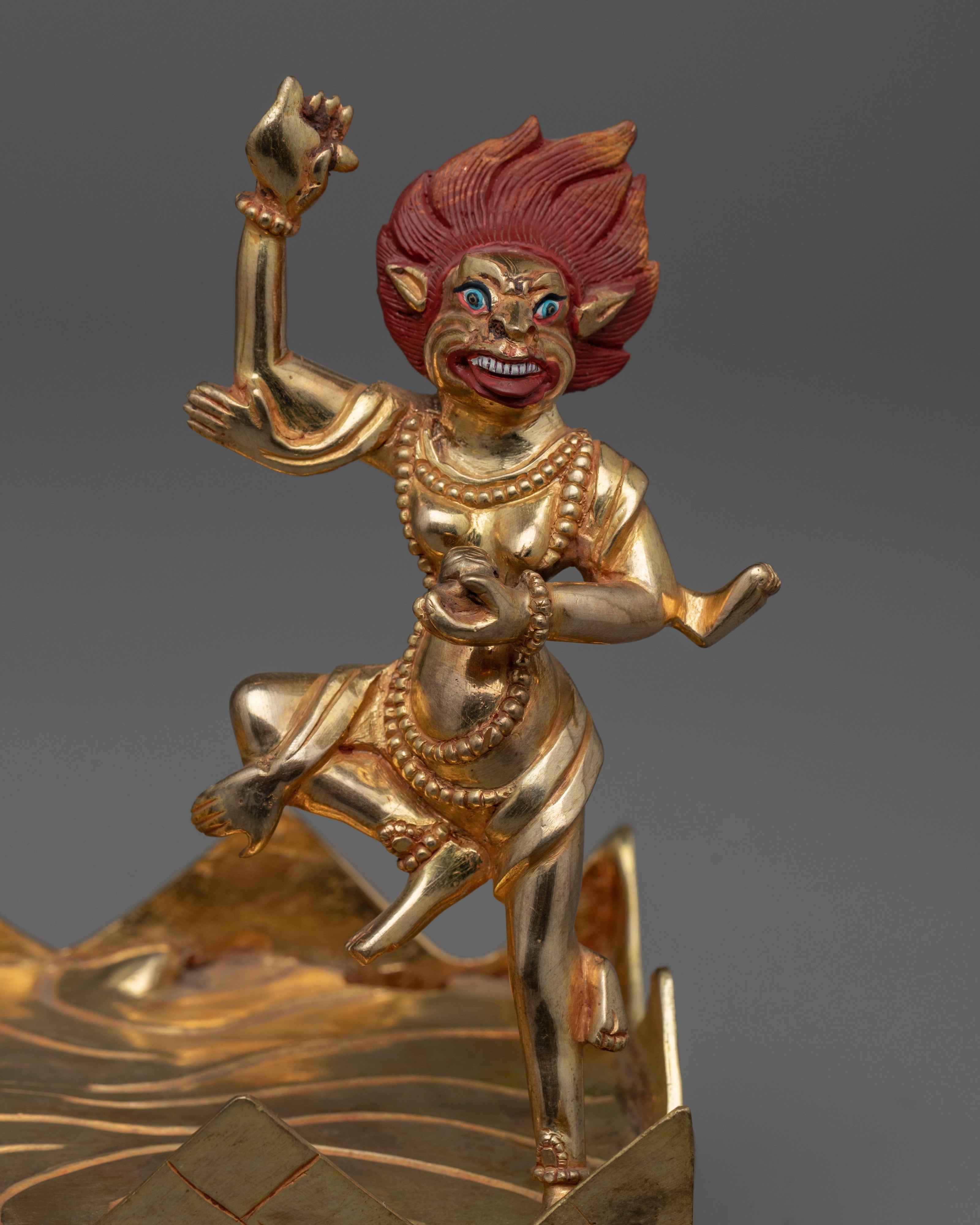 Palden Lhamo Statue for Religious Purpose | Buddhist Fierce Protector Deity Art