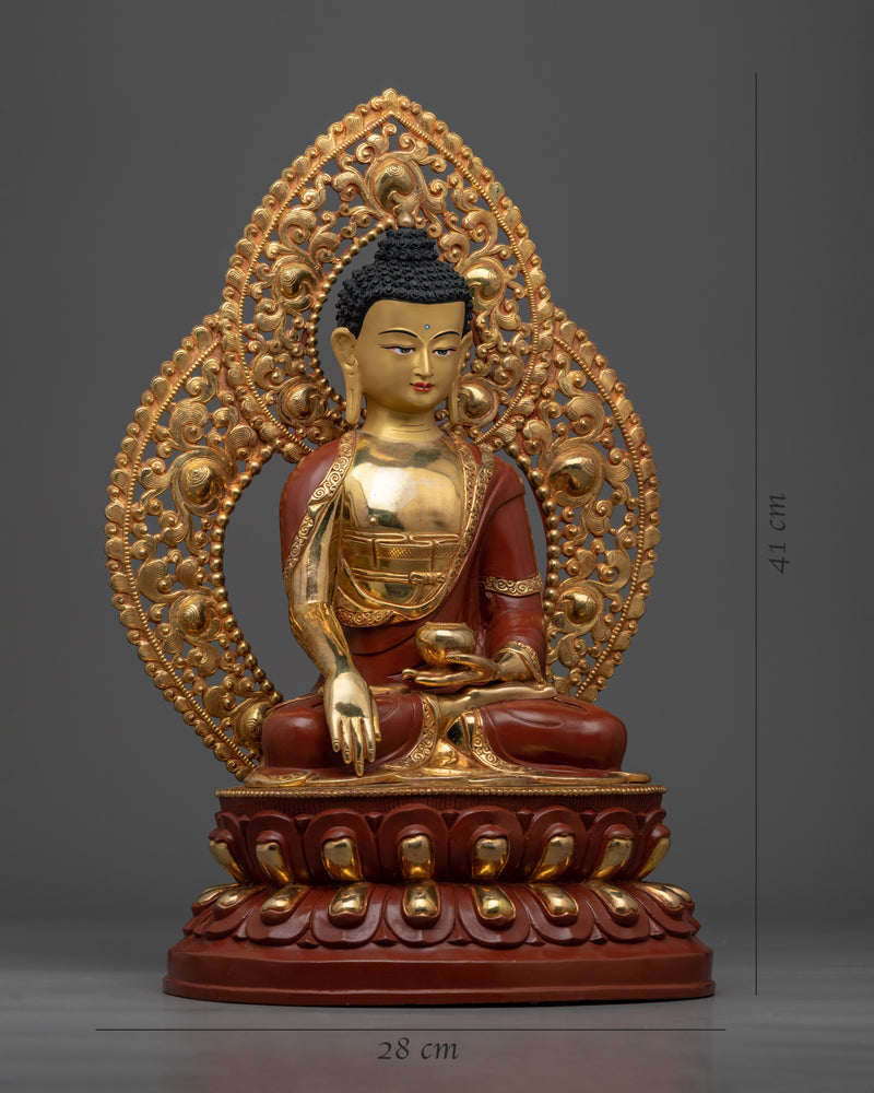 Seated Shakyamuni Buddha Statue | Handcrafted Buddhist Statue
