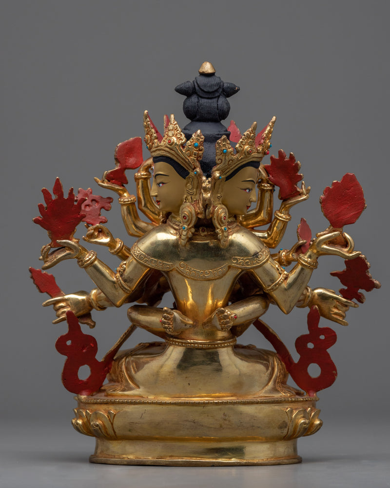 Guhyasamaja Akshobyarajra Statue | Handcrafted Buddhist Statue for Meditation