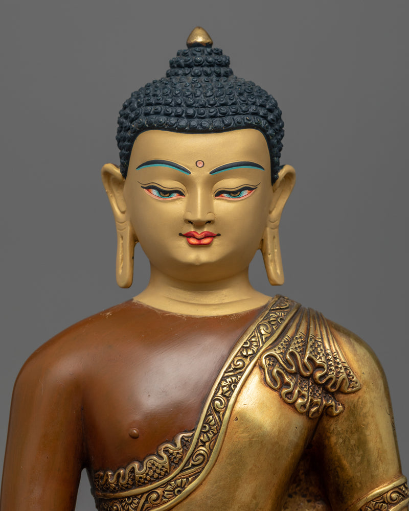 Buddha Shakyamuni Sculpture for Meditation | Finely Carved Buddhist Art