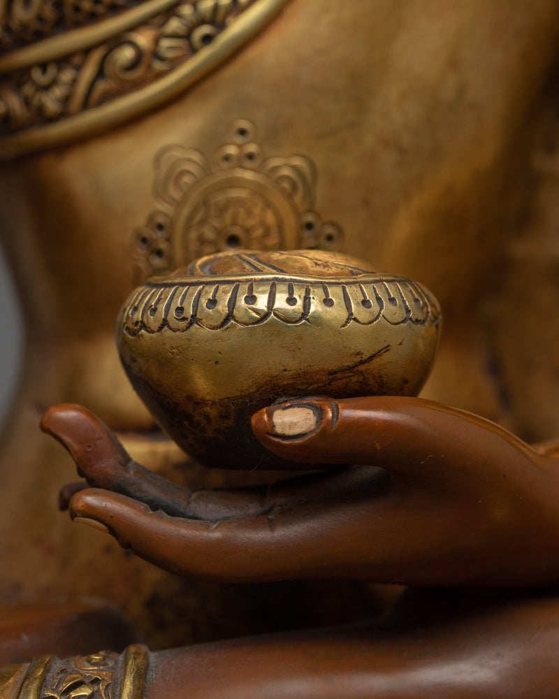 Buddha Shakyamuni Sculpture for Meditation | Finely Carved Buddhist Art