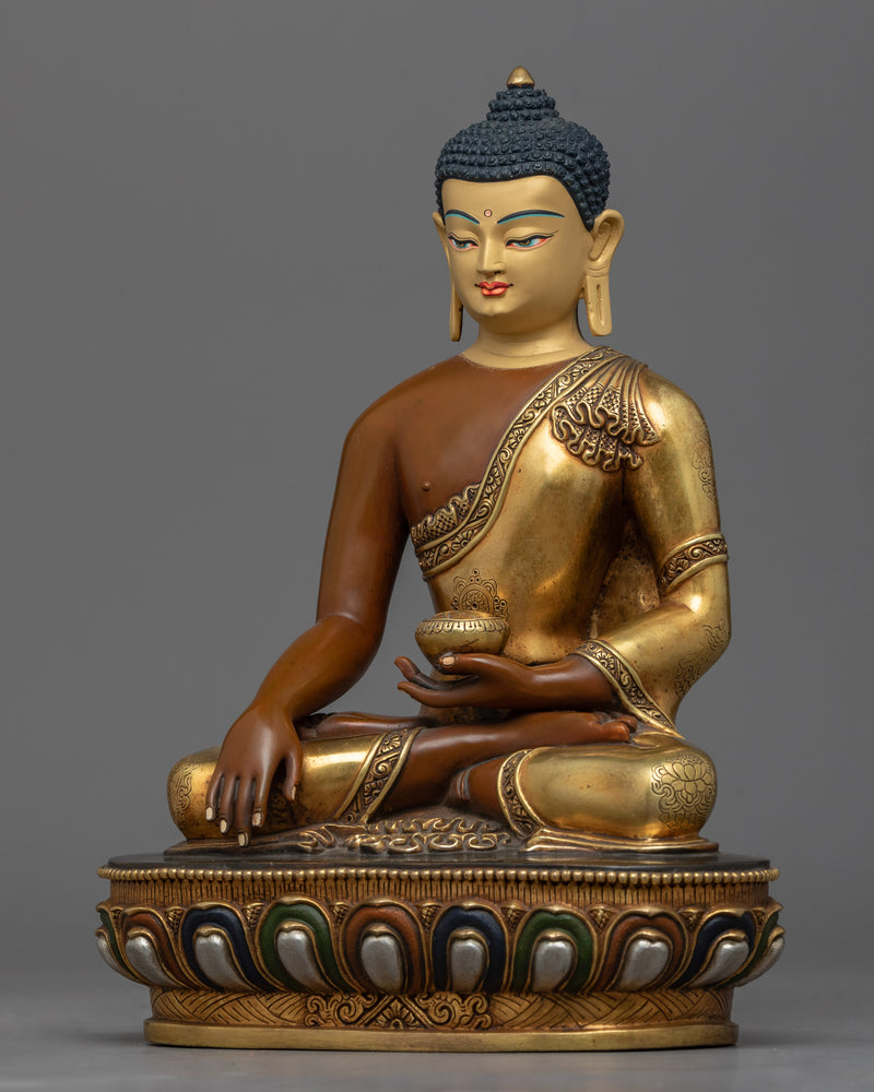 Buddha Shakyamuni Sculpture for Meditation | Finely Carved Buddhist Art