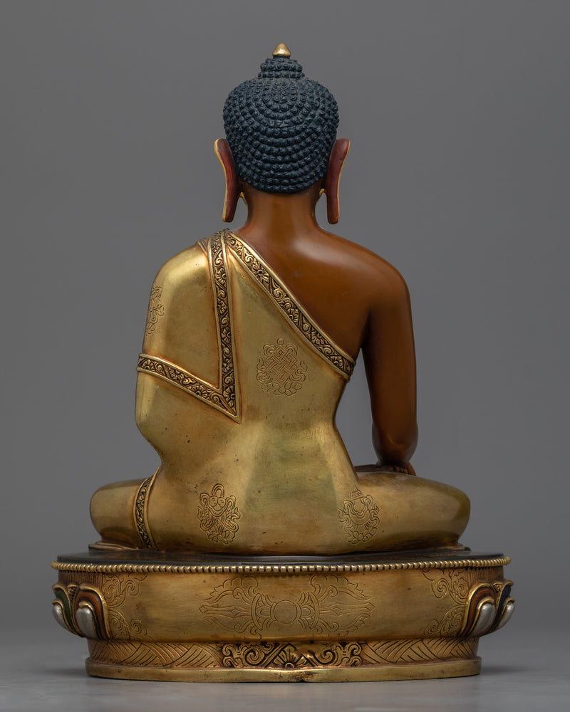 Buddha Shakyamuni Sculpture for Meditation | Finely Carved Buddhist Art