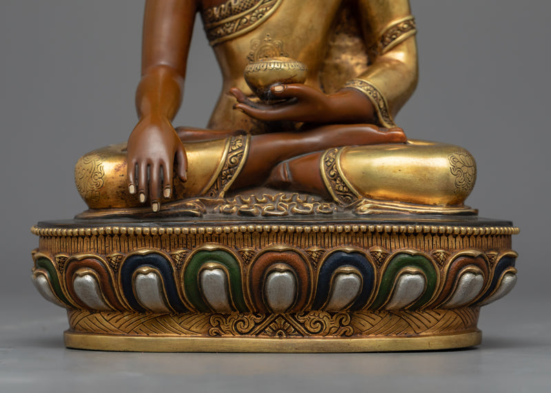 Buddha Shakyamuni Sculpture for Meditation | Finely Carved Buddhist Art