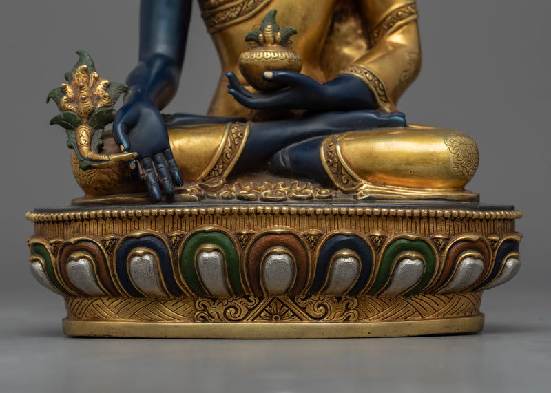 Three Buddha Statue Set | Medicine Buddha, Shakyamuni Buddha, Amitabha Buddha