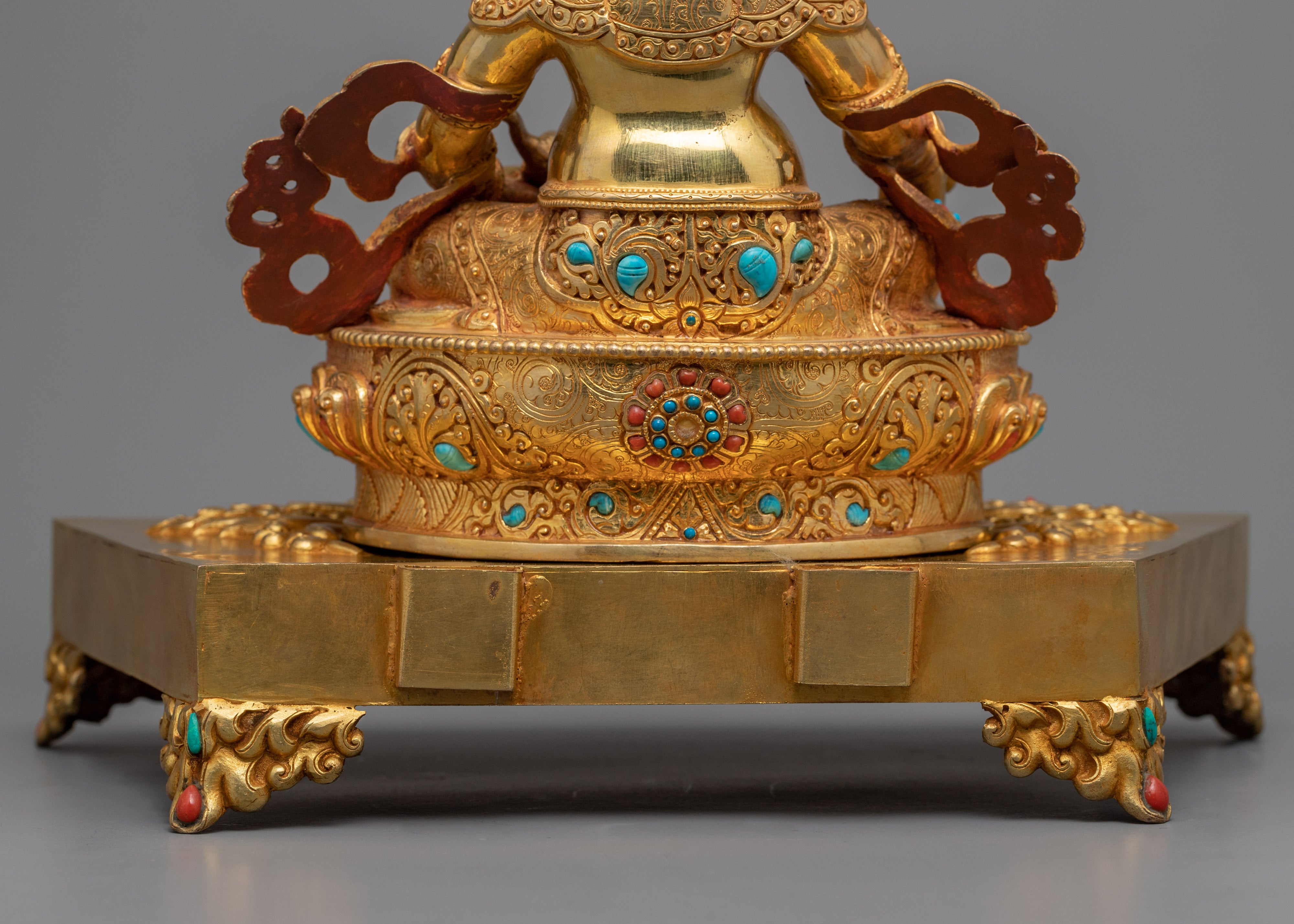 Dzambhala practice Statue | Gold Gilded Buddhist Artist