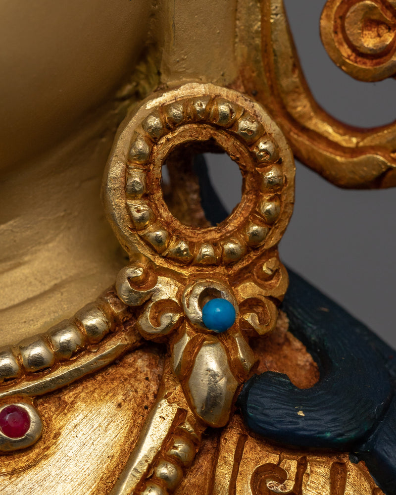 Green Tara, Bodhisattva Female Statue | Buddhist Traditional Sculpture