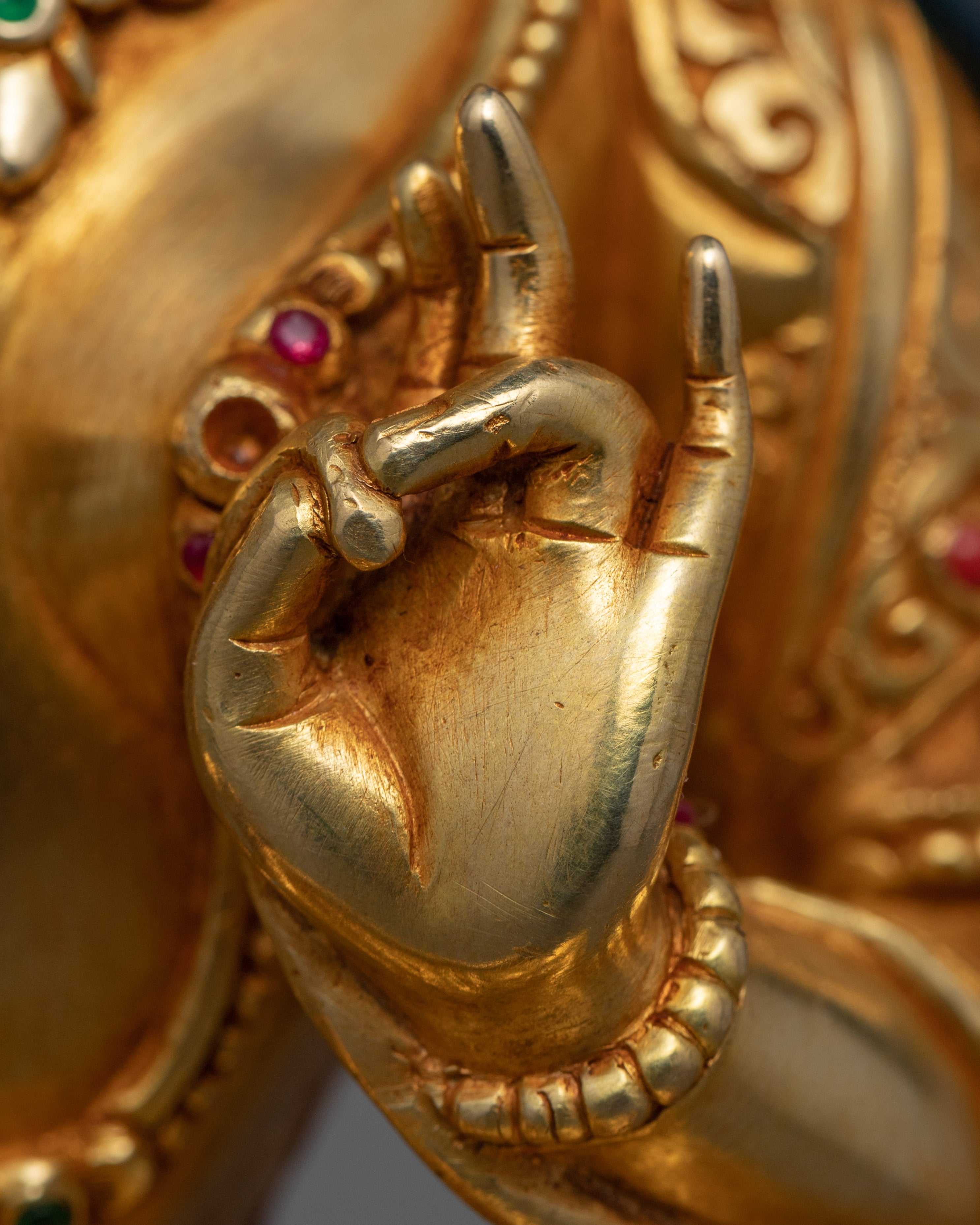 Green Tara, Bodhisattva Female Statue | Buddhist Traditional Sculpture