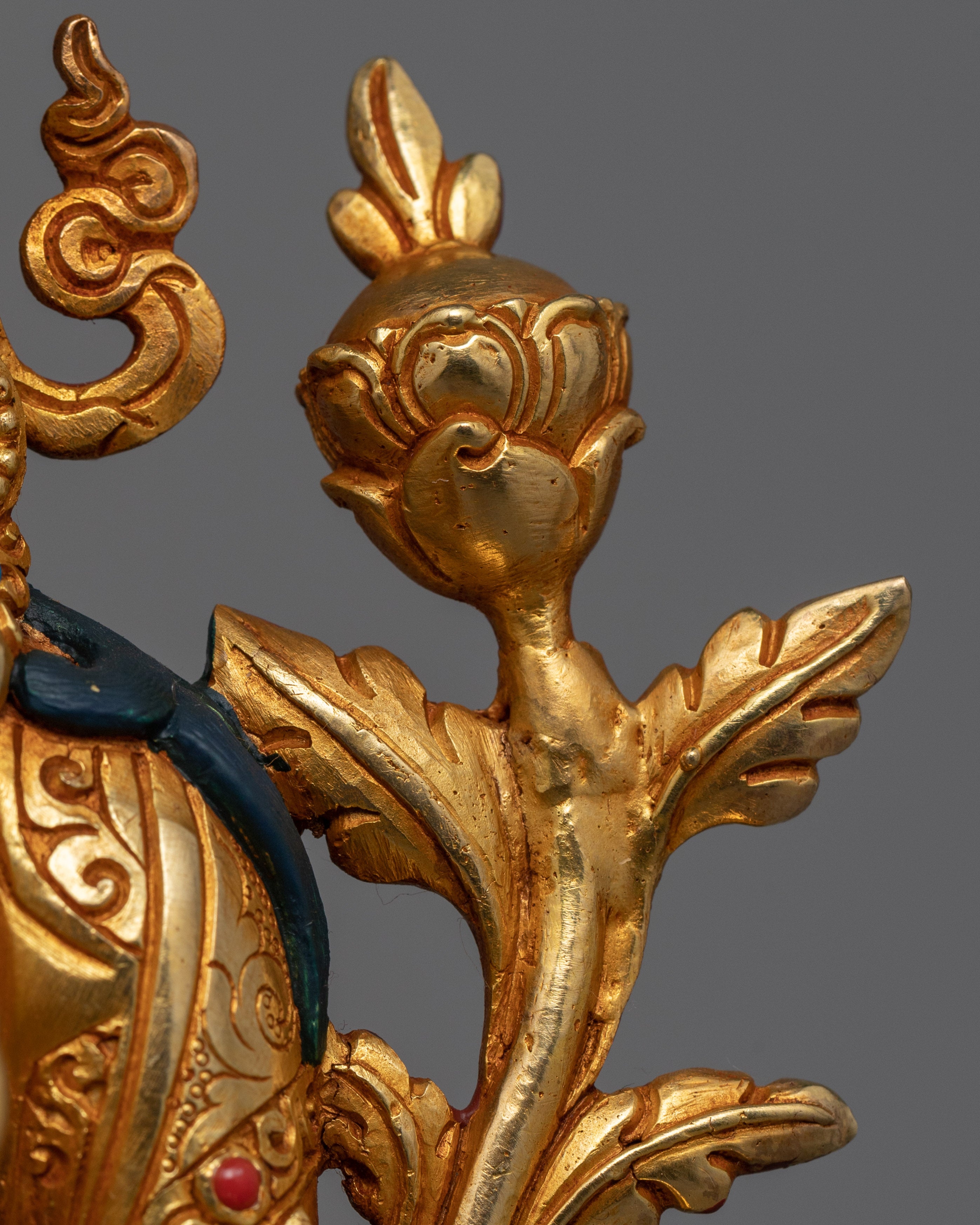 Green Tara, Bodhisattva Female Statue | Buddhist Traditional Sculpture