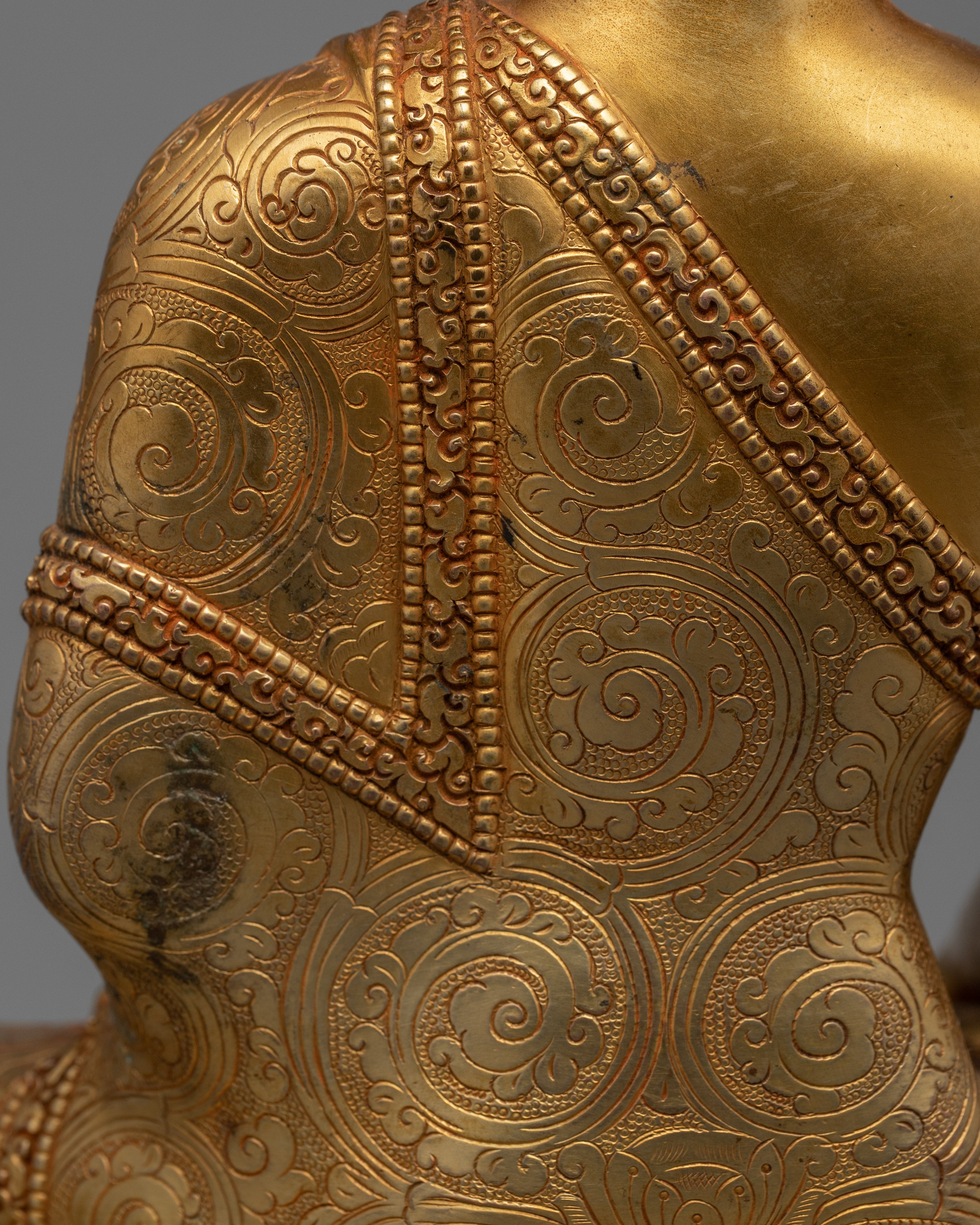 Shakyamuni Buddha Seated in Meditation Statue | Himalayan Buddhist Art