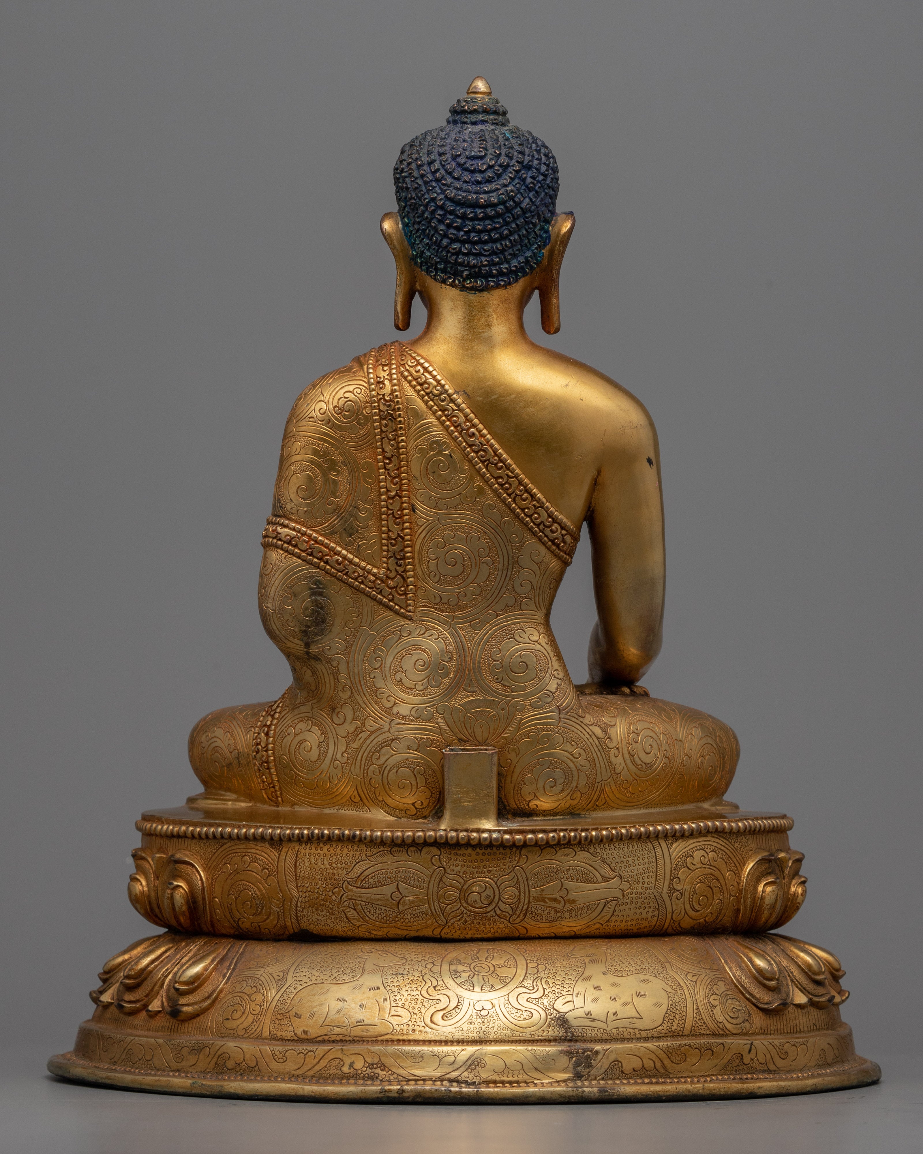 Shakyamuni Buddha Seated in Meditation Statue | Himalayan Buddhist Art