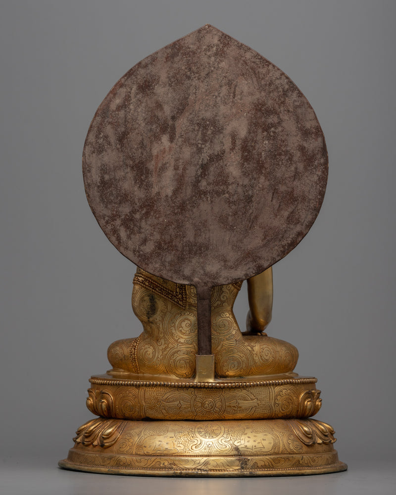 Shakyamuni Buddha Seated in Meditation Statue | Himalayan Buddhist Art