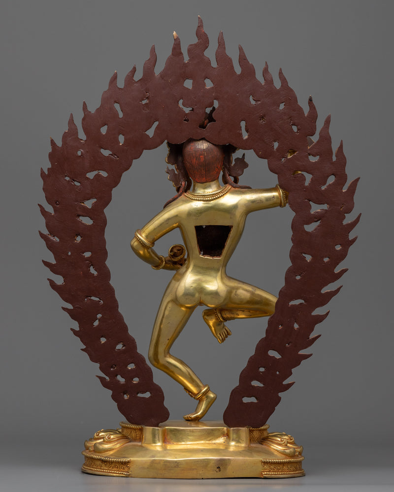 Standing Machig Labdron Statue | Buddhist Yogini Deity Figurine