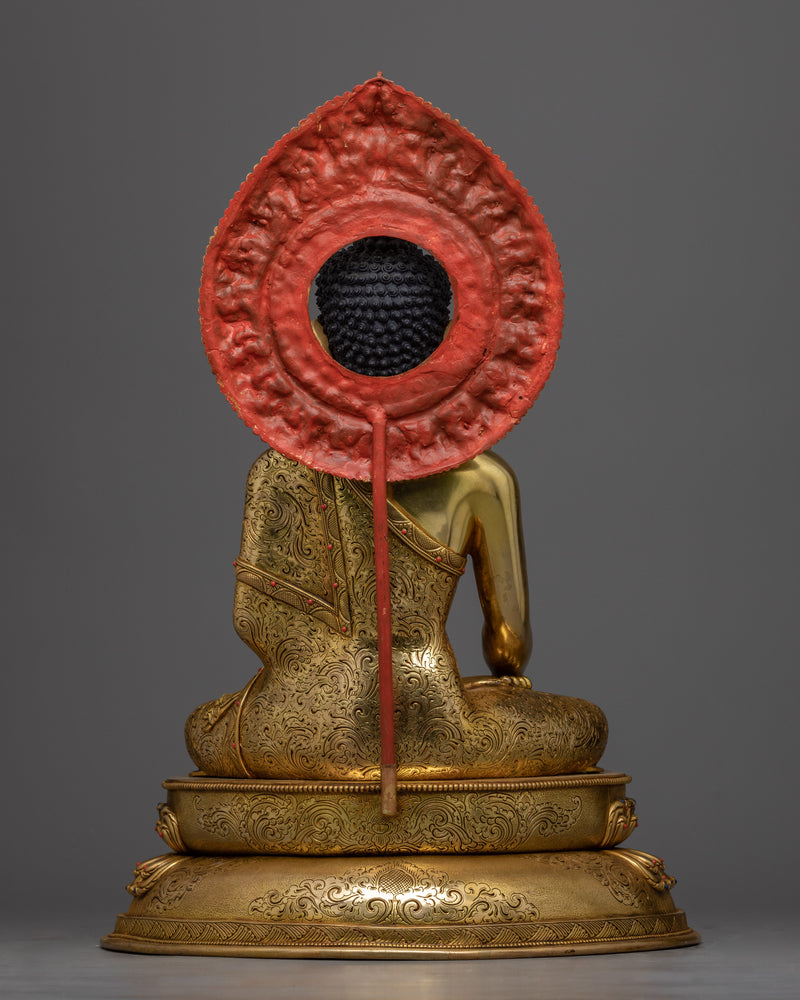 Peacefully Seated Shakyamuni Buddha Sculpture |  Statue of Historical Buddha