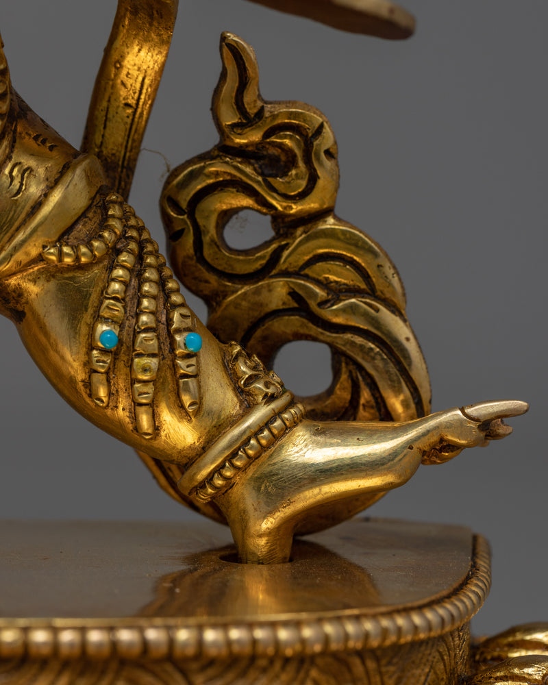 Om Vajrapani Hum Statue | Buddhist Wrathful Deity Statue