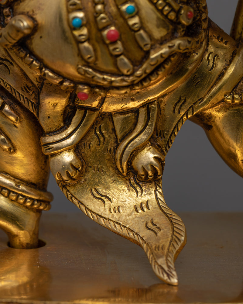 Om Vajrapani Hum Statue | Buddhist Wrathful Deity Statue