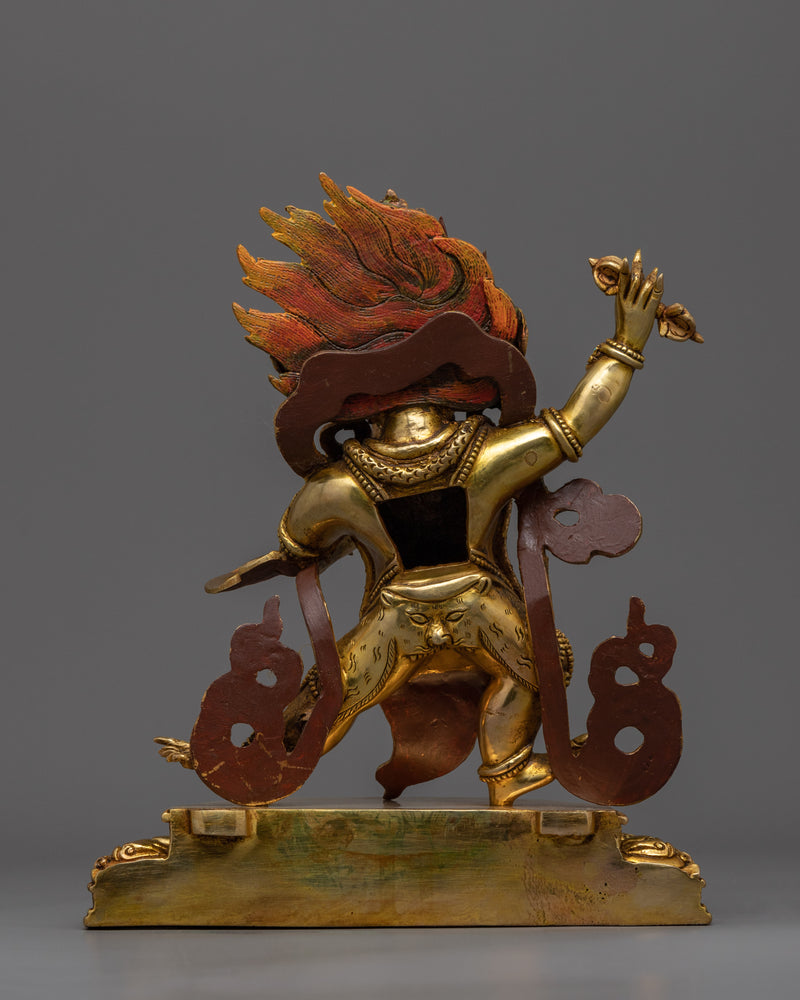 Om Vajrapani Hum Statue | Buddhist Wrathful Deity Statue