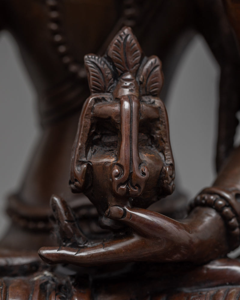 Hand Carved Namgyalma Statue | Ushnishavijaya Statue for Meditation and Ritual