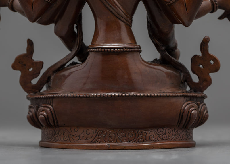 Hand Carved Namgyalma Statue | Ushnishavijaya Statue for Meditation and Ritual