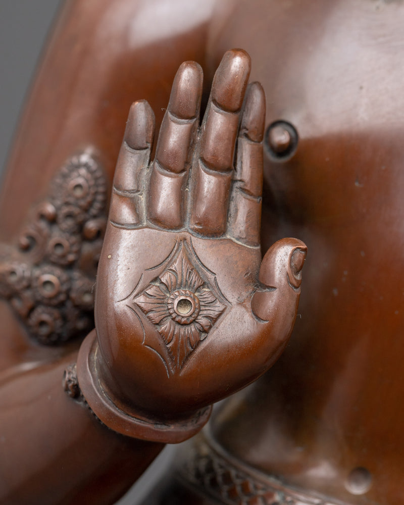 Bodhisattva Chenrezig Statue for Meditation and Ritual | Bodhisattva of Compassion Sculpture