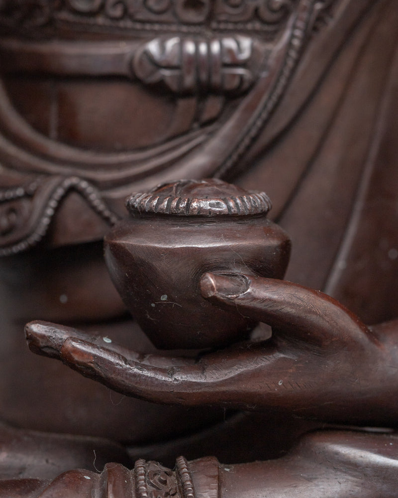 Historical Buddha Shakyamuni Statuette for Meditation | Himalayan Spiritual Buddhist Artwork