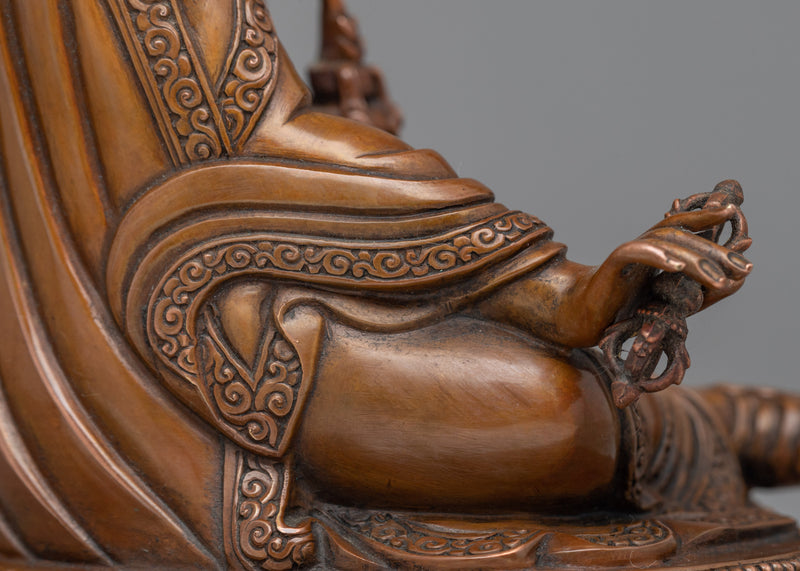 Guru Rinpoche Empowerment Sculpture | Traditional Himalayan Artwork for Devotees