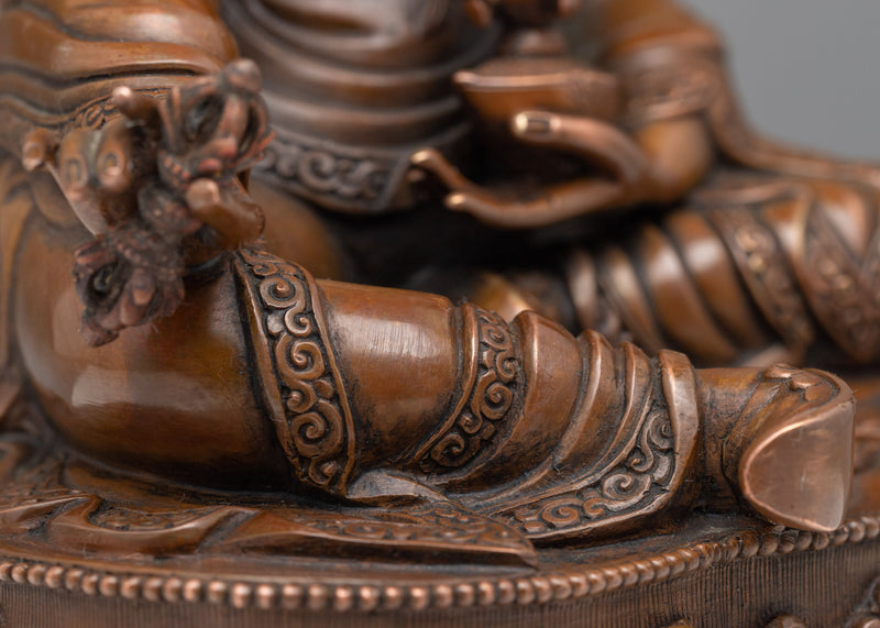 Guru Rinpoche Empowerment Sculpture | Traditional Himalayan Artwork for Devotees