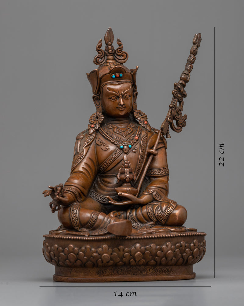 Guru Rinpoche Empowerment Sculpture | Traditional Himalayan Artwork for Devotees