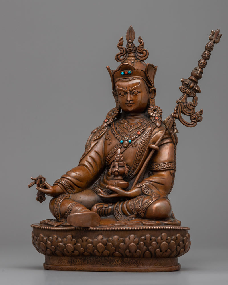 Guru Rinpoche Empowerment Sculpture | Traditional Himalayan Artwork for Devotees
