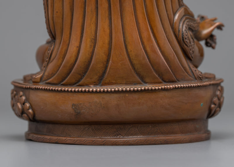 Guru Rinpoche Empowerment Sculpture | Traditional Himalayan Artwork for Devotees