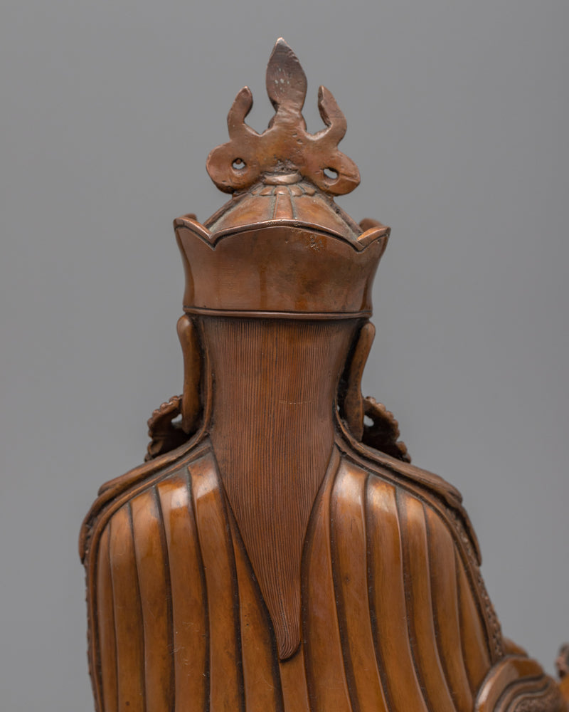 Guru Rinpoche Empowerment Sculpture | Traditional Himalayan Artwork for Devotees