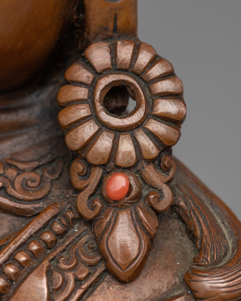 Guru Rinpoche Empowerment Sculpture | Traditional Himalayan Artwork for Devotees