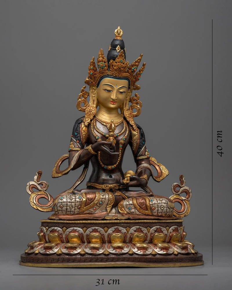 Bodhisattva Vajrasattva Statue | Handcrafted Buddhist Statue for Meditation