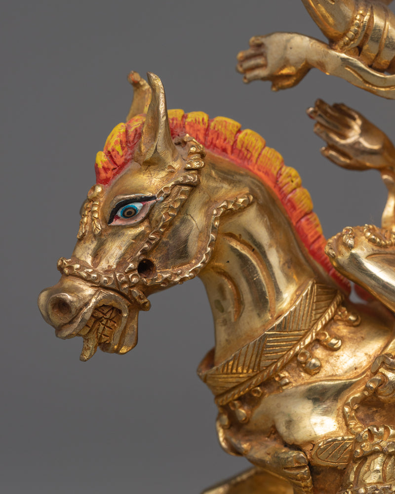 Palden Lhamo Sculpture | Buddhist Wrathful Protector Deity Statue