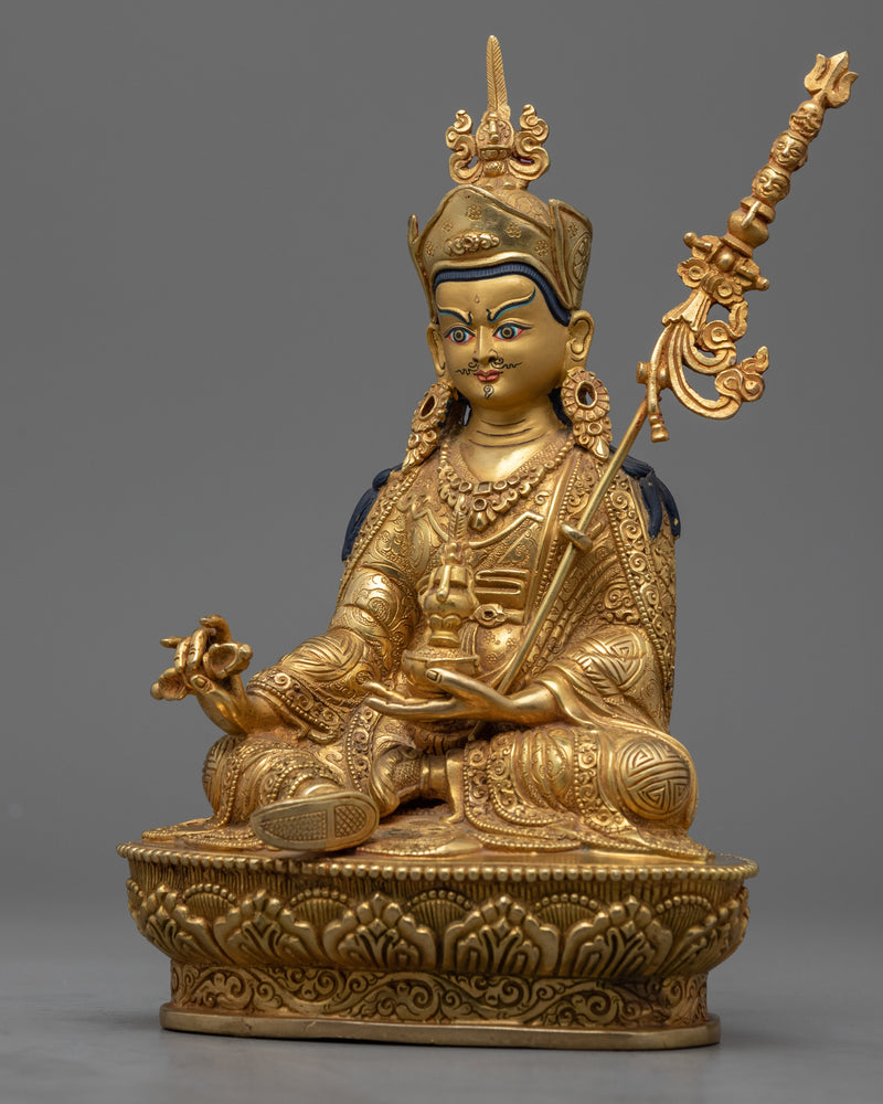 Padmasambhava Guru Rinpoche Figurine | Born from a Lotus, Precious Guru Statue