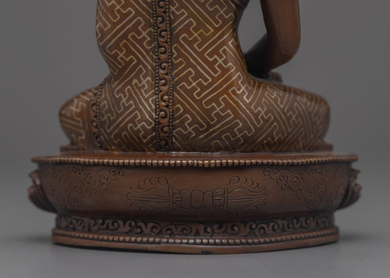 Amitabha Buddha Mudra Sculpture for Spirituality | Traditional Himalayan Handmade Art