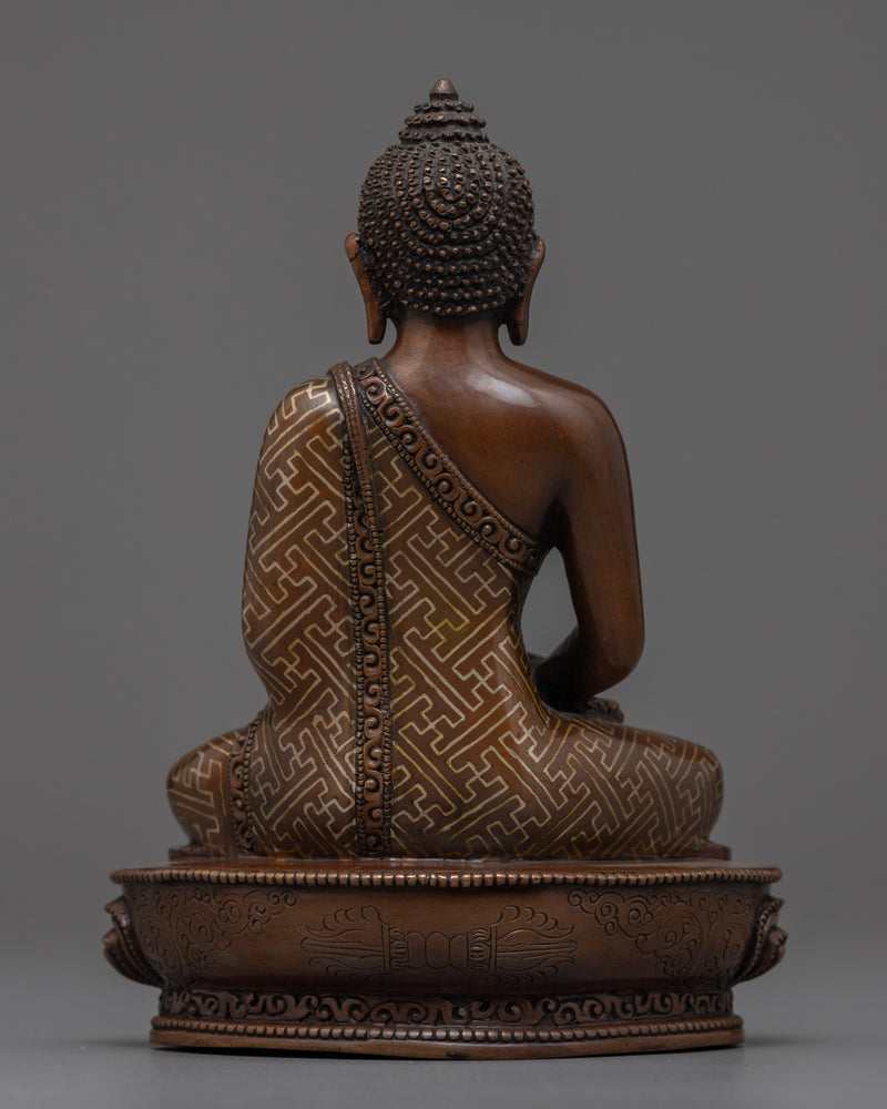 Amitabha Buddha Mudra Sculpture for Spirituality | Traditional Himalayan Handmade Art