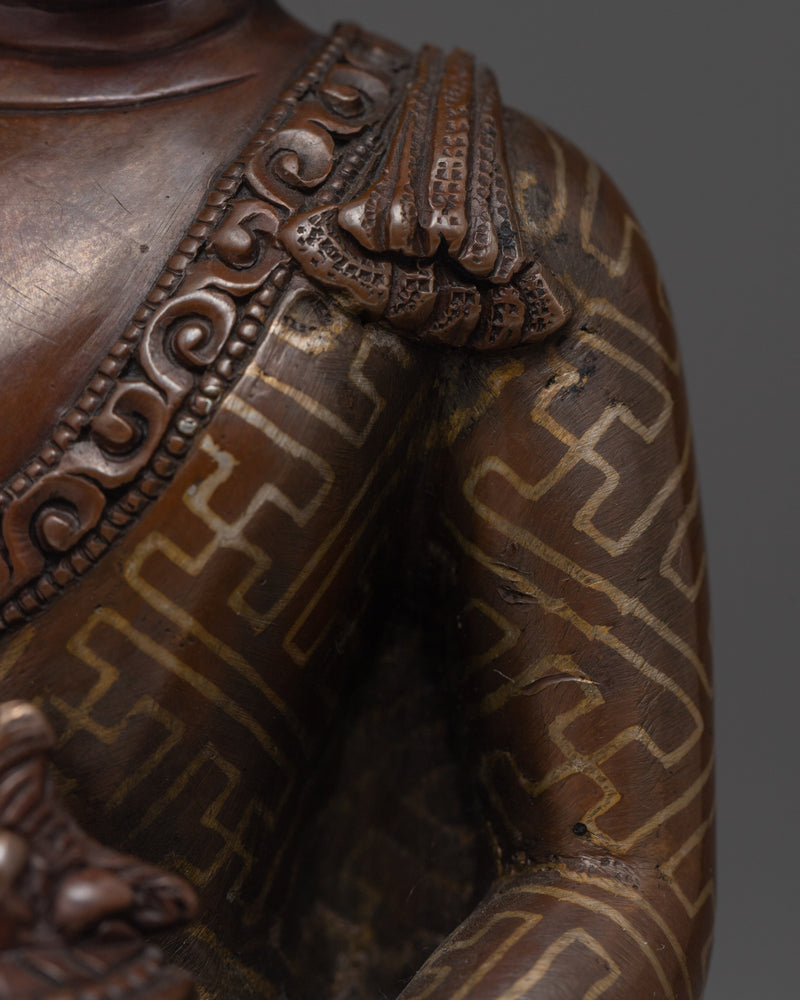 Bhaisajyaguru Medicine Buddha Sculpture | Traditional Himalayan Religious Art