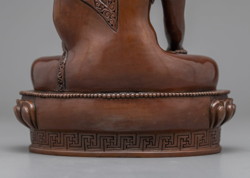 Statue of Buddha Shakyamuni | Hand-Carved in Traditional Himalayan Art