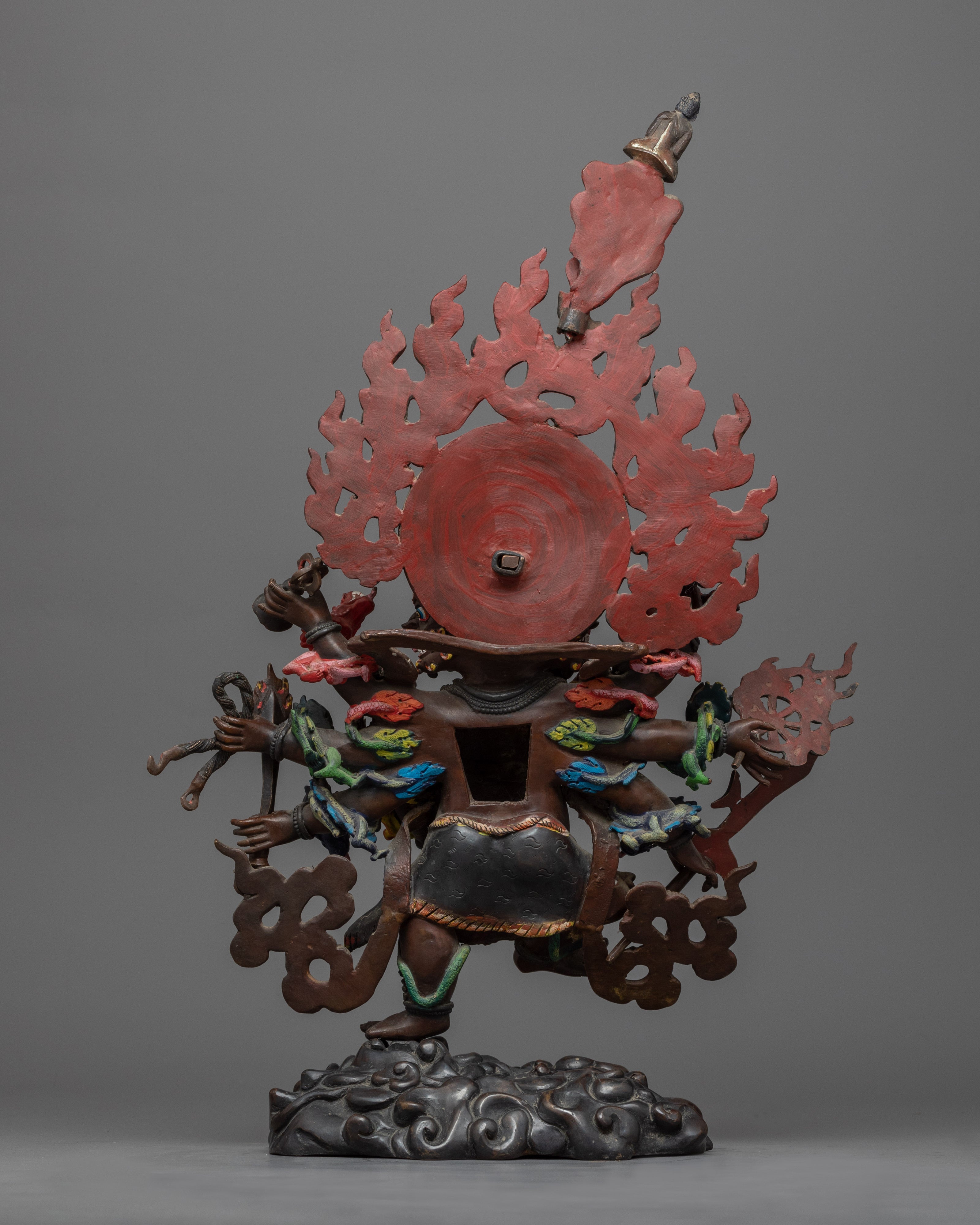 Oxidized Copper Ucchusma Statue |  Great Strength Furious Diamond Ucchuṣma