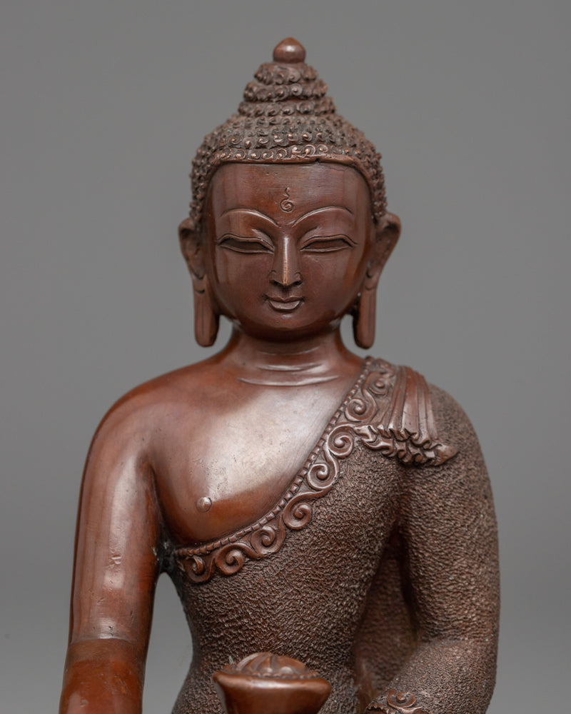 Buddha Shakyamuni Kadampa Sculpture | Handcrafted Buddhist Statue for Meditation