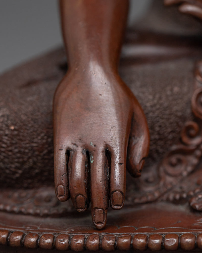 Buddha Shakyamuni Kadampa Sculpture | Handcrafted Buddhist Statue for Meditation