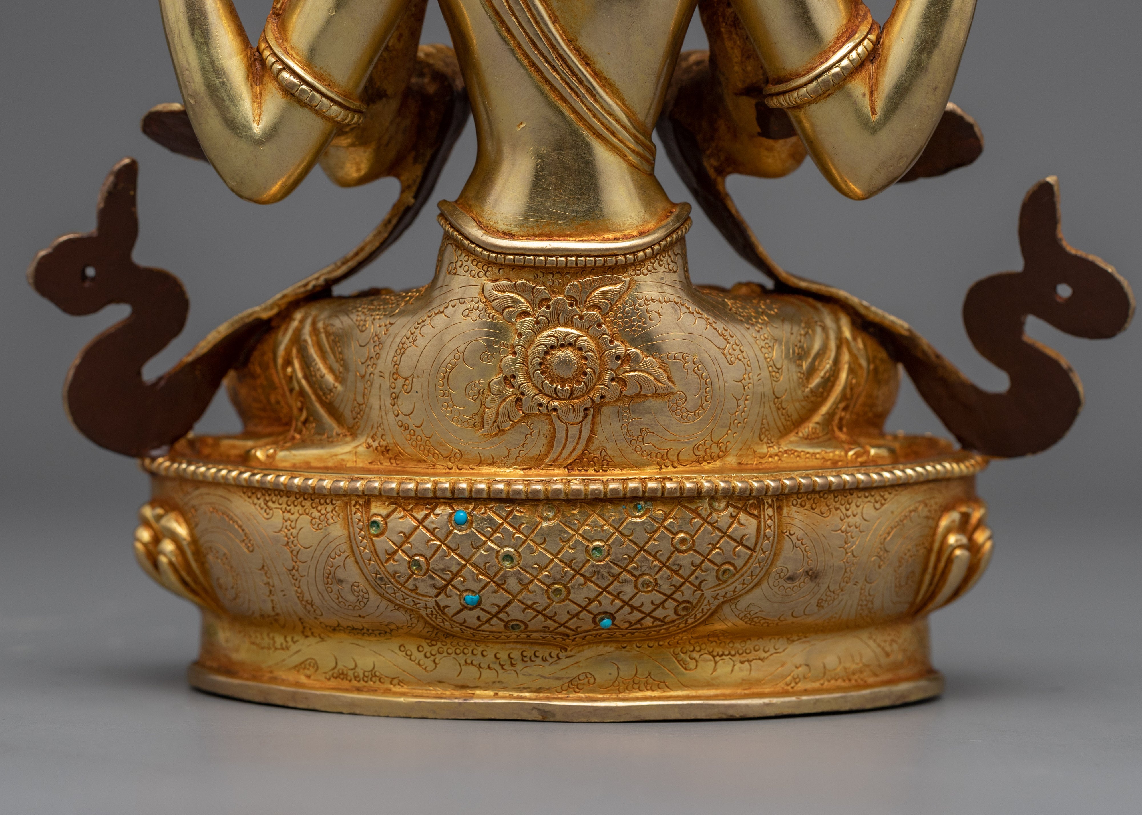 4 Armed Chenrezig Statue for Meditation | Handcrafted Buddhist Statue for Meditation