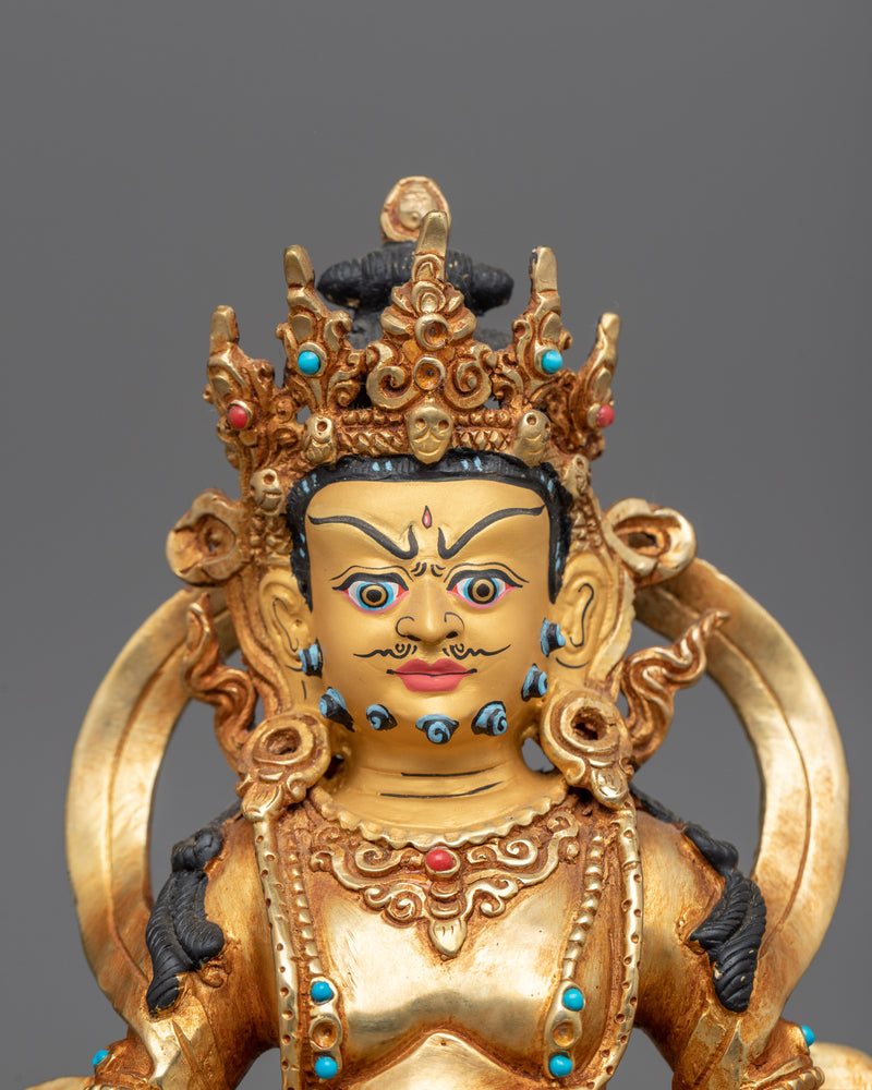Dzambhala Statue Sculpture | Traditional Handcrafted Buddhist Art