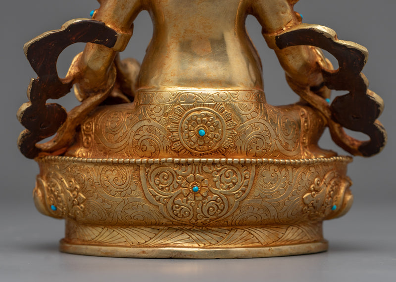 Dzambhala Statue Sculpture | Traditional Handcrafted Buddhist Art