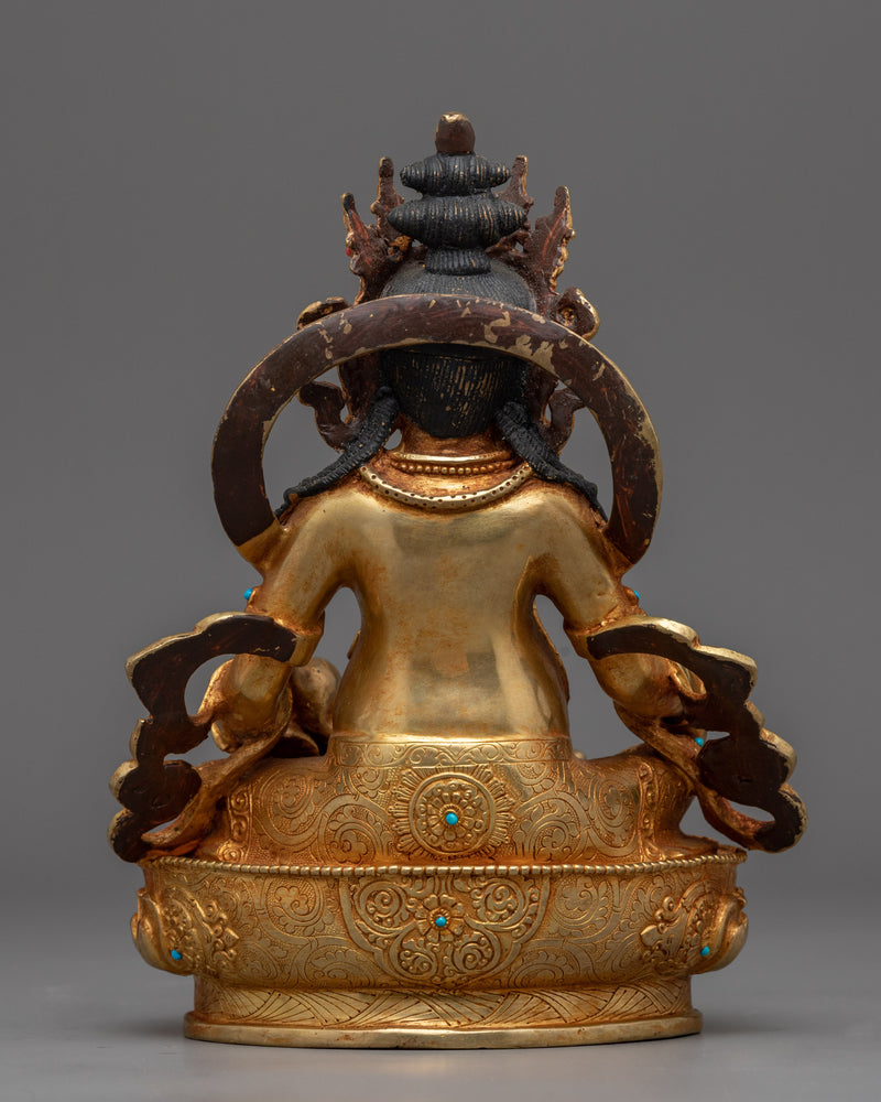 Dzambhala Statue Sculpture | Traditional Handcrafted Buddhist Art